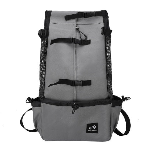 Portable Pet Carrier Backpack Double Shoulder Outdoor Travel Bag