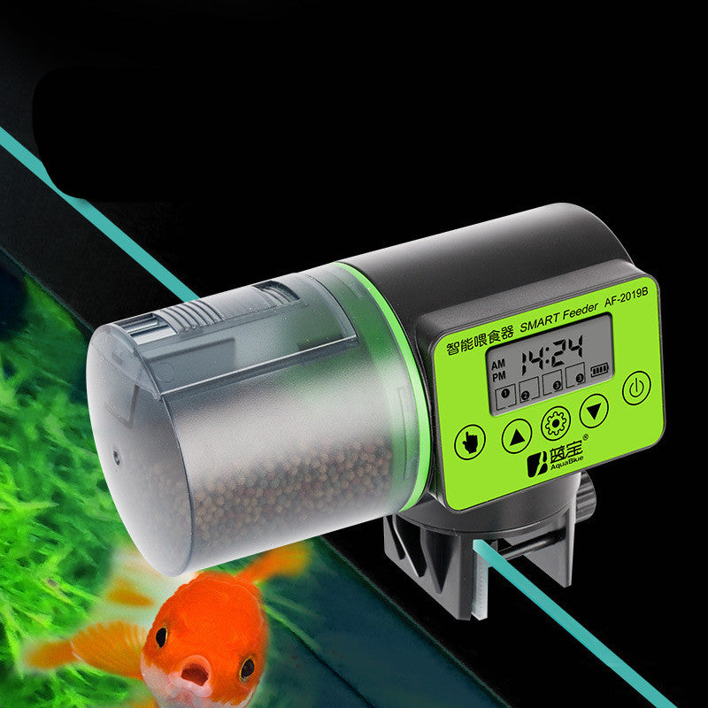 Large Capacity Automatic Fish Feeder For Pet Tank