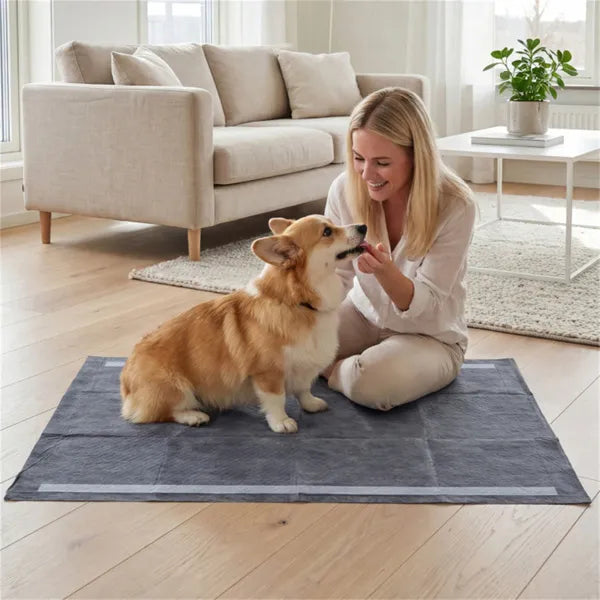150 Pack Activated Carbon Pet Training Pads Odor Control Extra Large 35.5x24 Inches