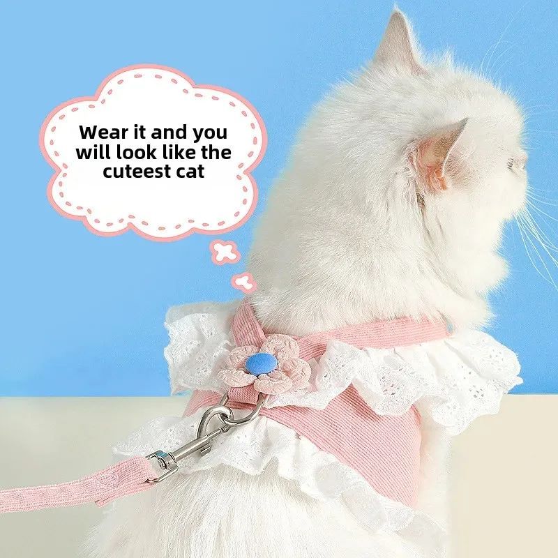Pet Safety Leash and Collar with Adjustable Walking Strap