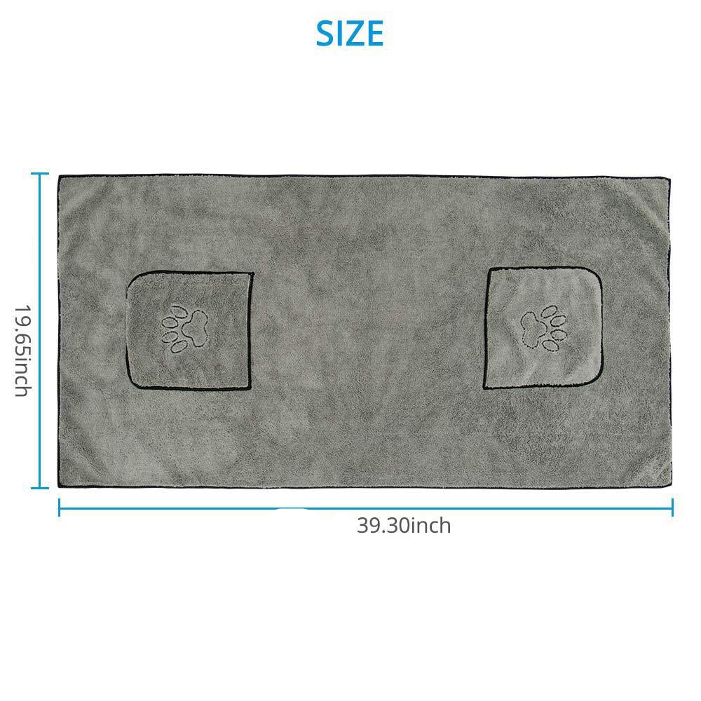Super Absorbent Large Pet Bathrobe Towel For Pet Care