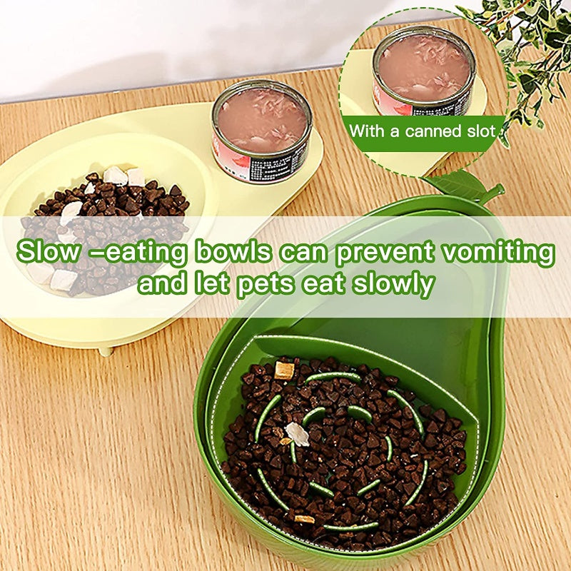 Automatic Avocado-Shaped Water and Food Feeder for Pets