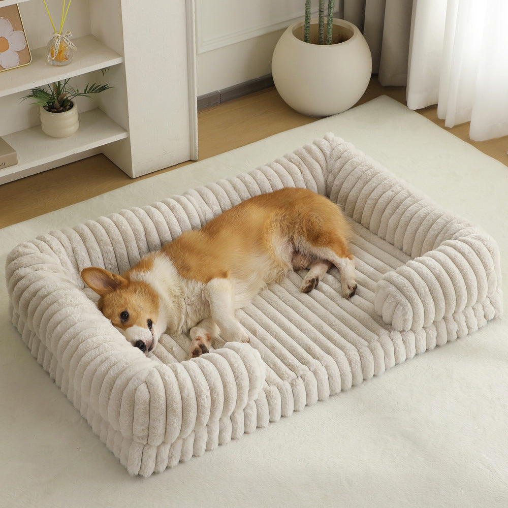 Warm Large Pet Bed Soft Sleeping Mat Indoor Outdoor