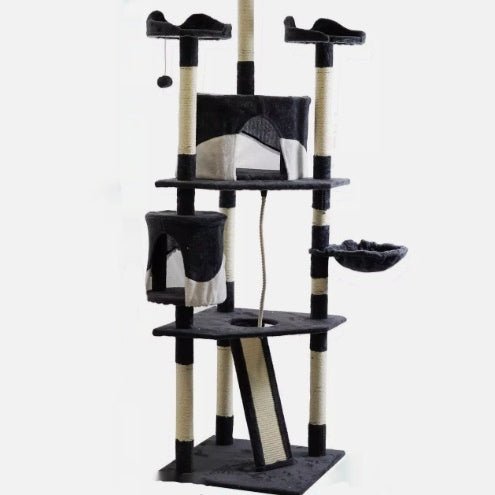 Pet Integrated Space Saving Climbing Tower Scratch Furniture