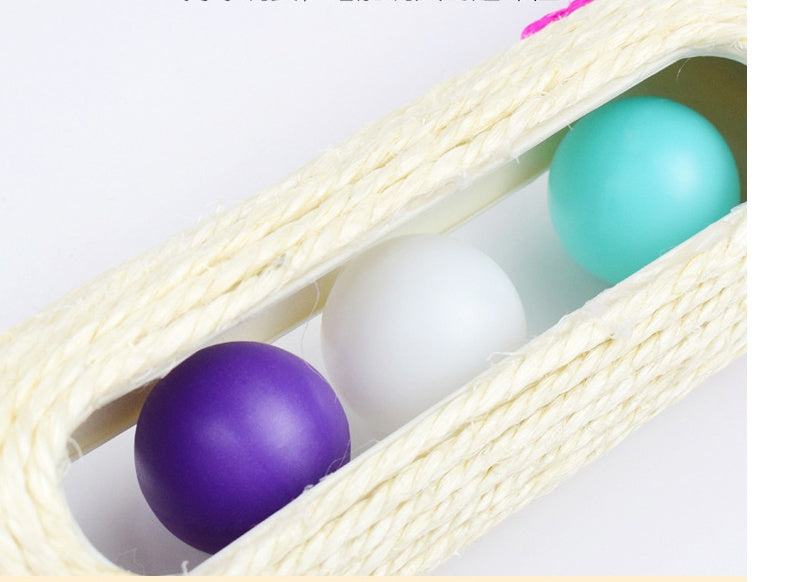 Long Sisal Drum Toys for Pets Three-Pack