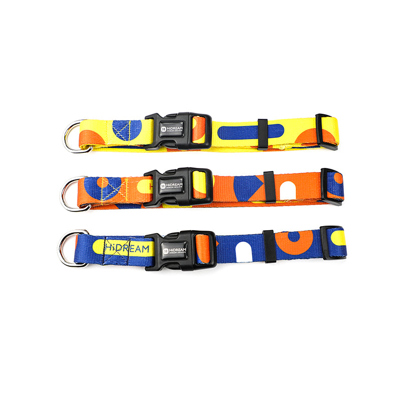 Pet Collar Leash Adjustable Walking Lead Set
