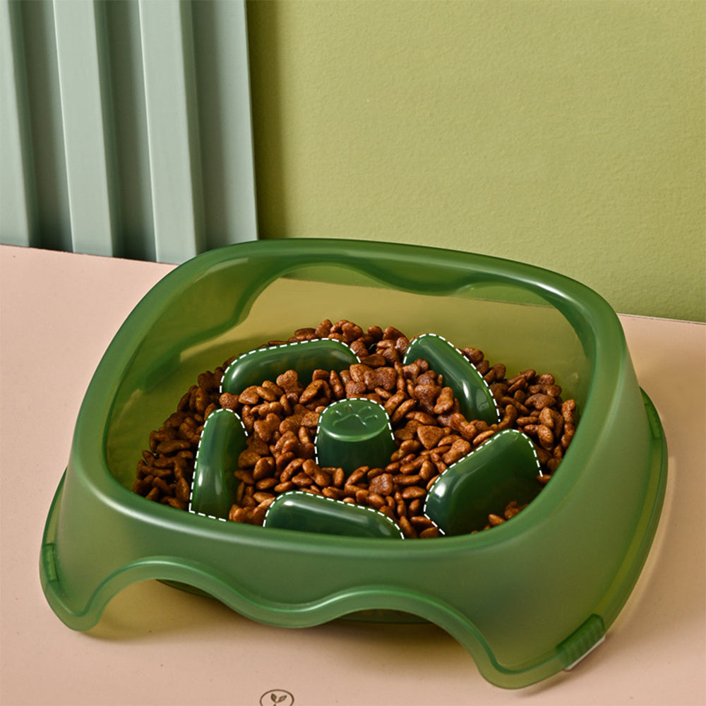 Pet Slow Feed Anti-Choke Water and Food Bowl for Pets