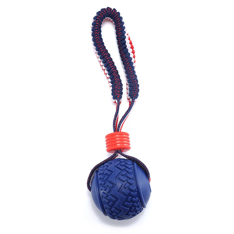 Ball Rope Tug Toy Durable Non Toxic Interactive Pet Toy