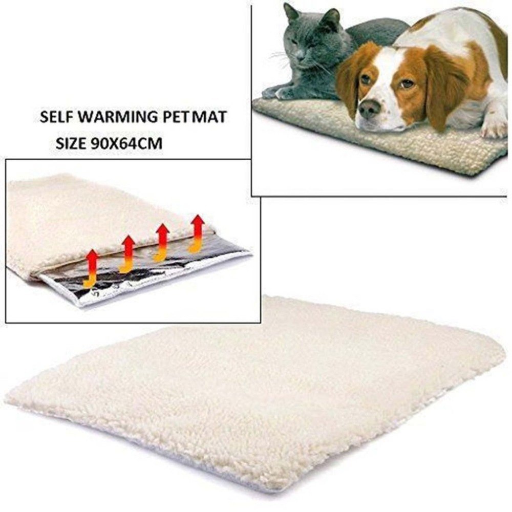 Pet Self Heating Thermal Washable Blanket Super Soft Bed Mat