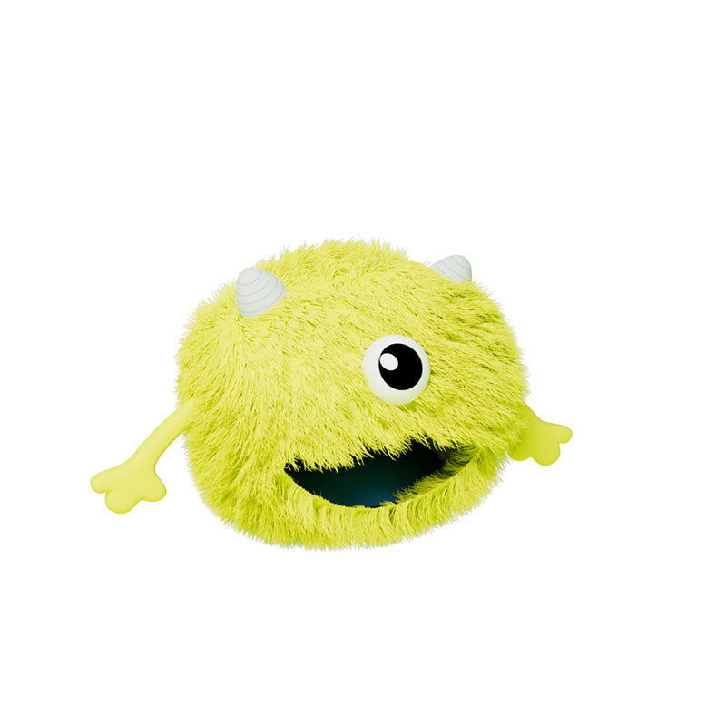 Fluffy Round Washable Calming Pet Bed for Small Pets
