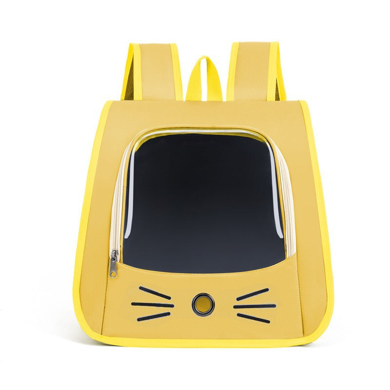 Portable Breathable Pet Carrier Backpack Comfortable Outdoor Transport Bag