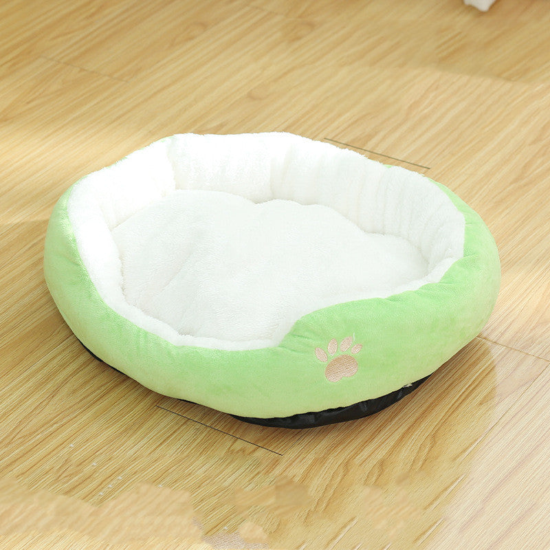 Removable Washable Round Kennel Bed for Pets