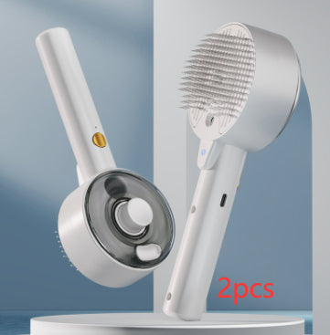 Self-Cleaning Steam Hair Removal Brush for Pets