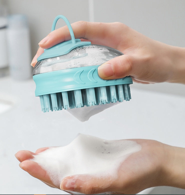 New Pet Bath Brush Rub Massage Grooming Tool
