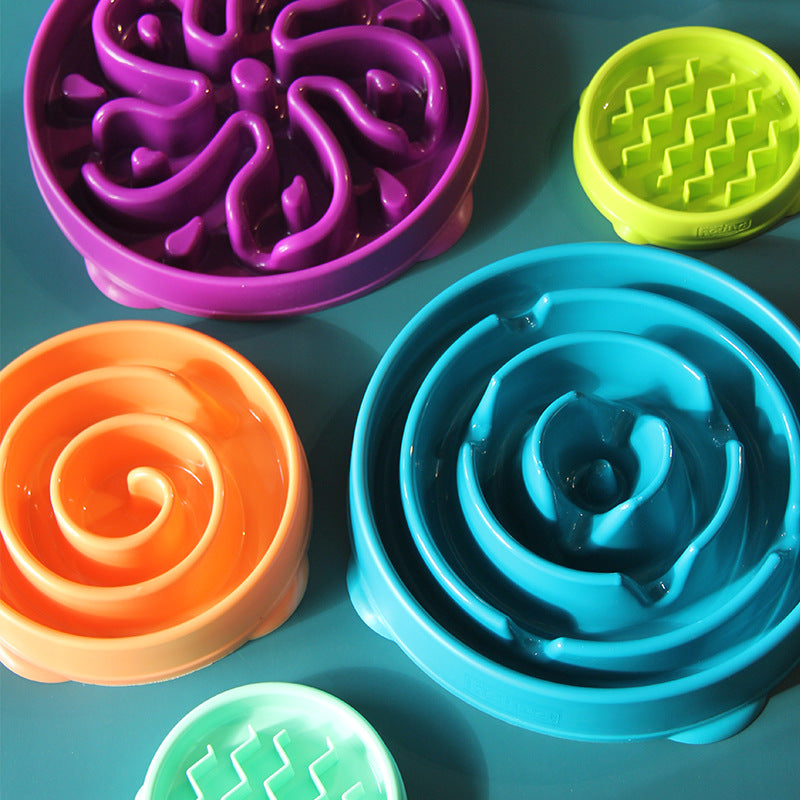 Slow Feeding Pet Bowl Anti Choke Licking Plate Food Grade