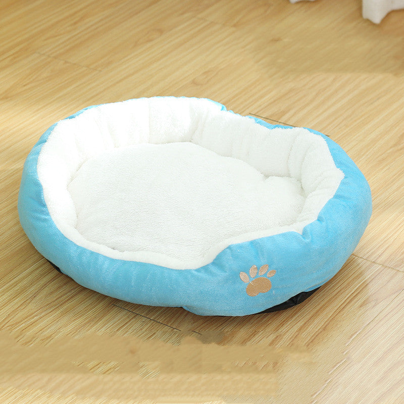 Removable Washable Round Kennel Bed for Pets