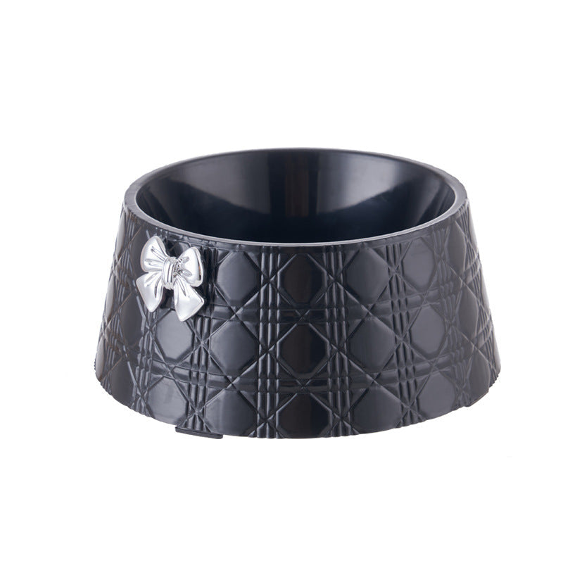 Pet Decorative Bowknot Food and Water Bowls for Pets