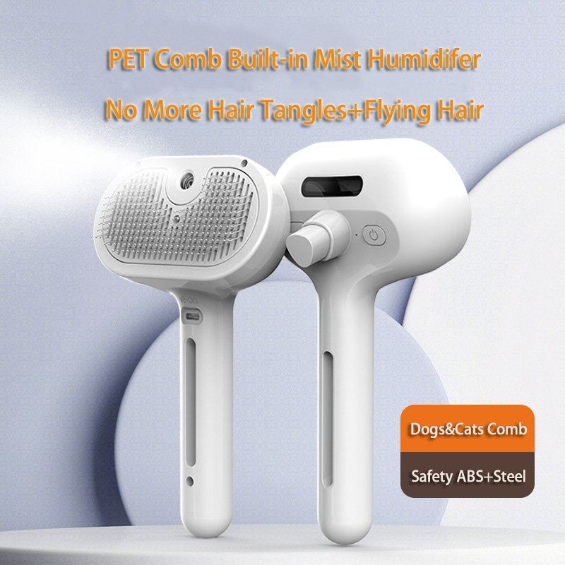 Pet Self-Cleaning Hair Removal Comb and Grooming Brush