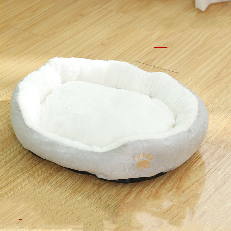 Removable Washable Round Kennel Bed for Pets