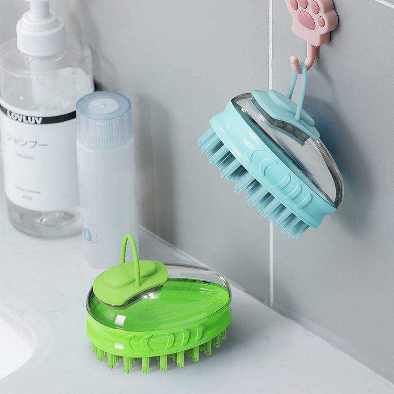 New Pet Bath Brush Rub Massage Grooming Tool