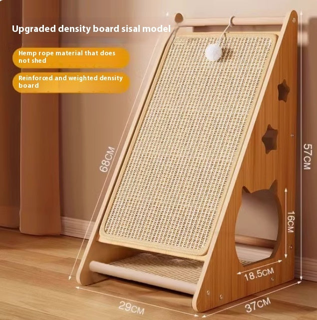 Pet Vertical Wear Resistant Wall Mounted Scratch Board Panel
