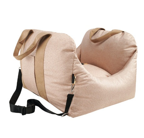 Waterproof Pet Car Seat Carrier Basket Breathable Travel Bag