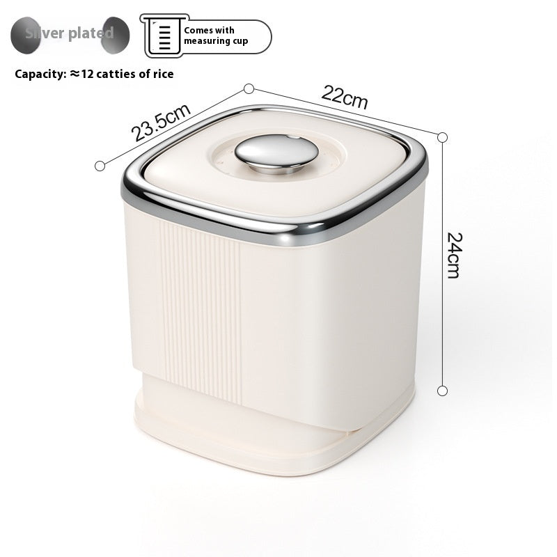 Automatic Rotatable Rice Storage Bucket Moisture Proof Insect Proof