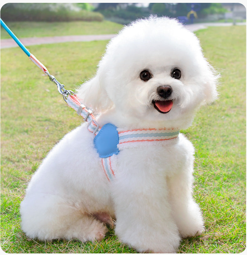 Breathable Summer Chest Vest Leash for Small and Medium Pets