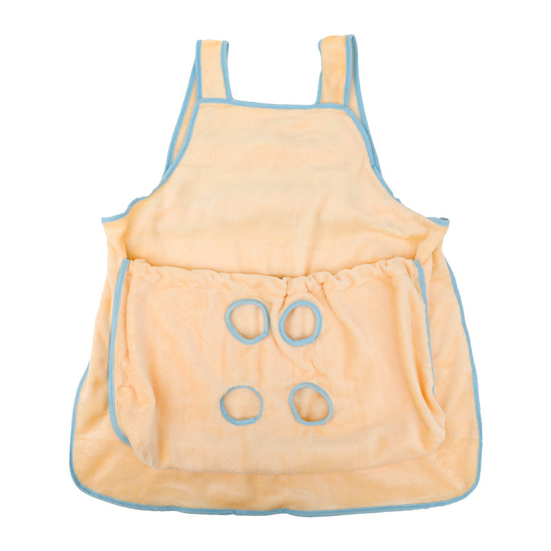 Pet Outdoor Travel Chest Carrier Apron Plush Sleeping Pouch