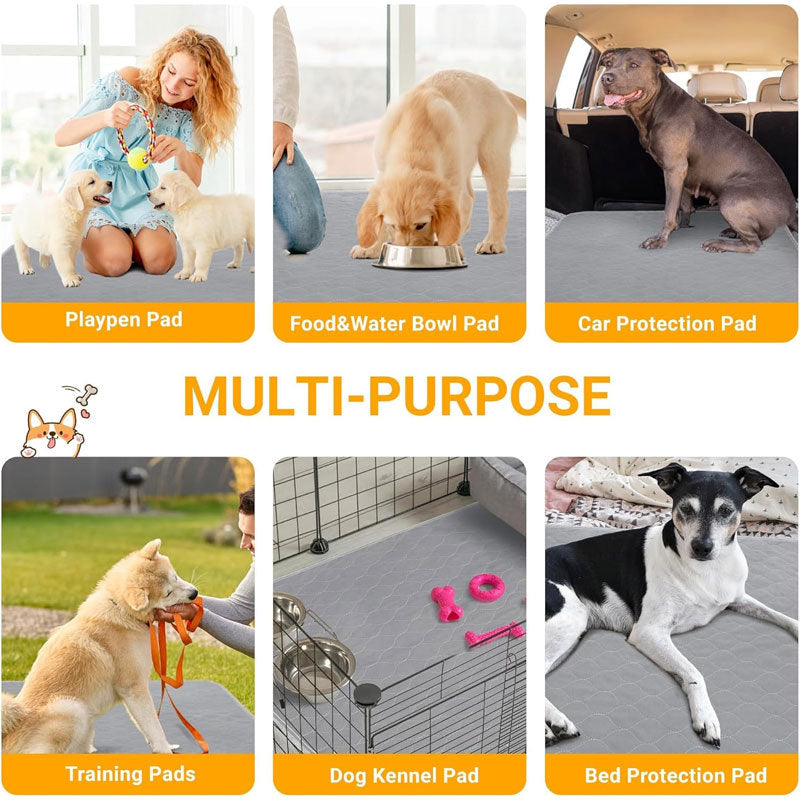 Washable Reusable Pet Training Pads Waterproof Absorbent Premium Use Mats