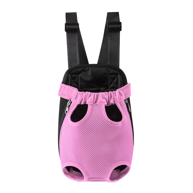 Pet Breathable Adjustable Front Carrier Backpack Travel Bag