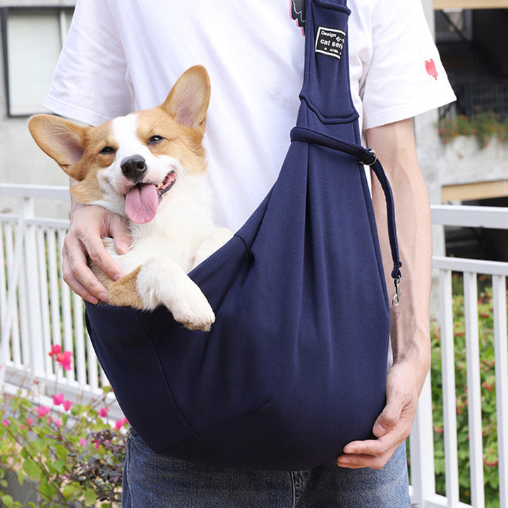 Portable Pet Carrier Shoulder Bag Comfortable Outdoor Travel Sling