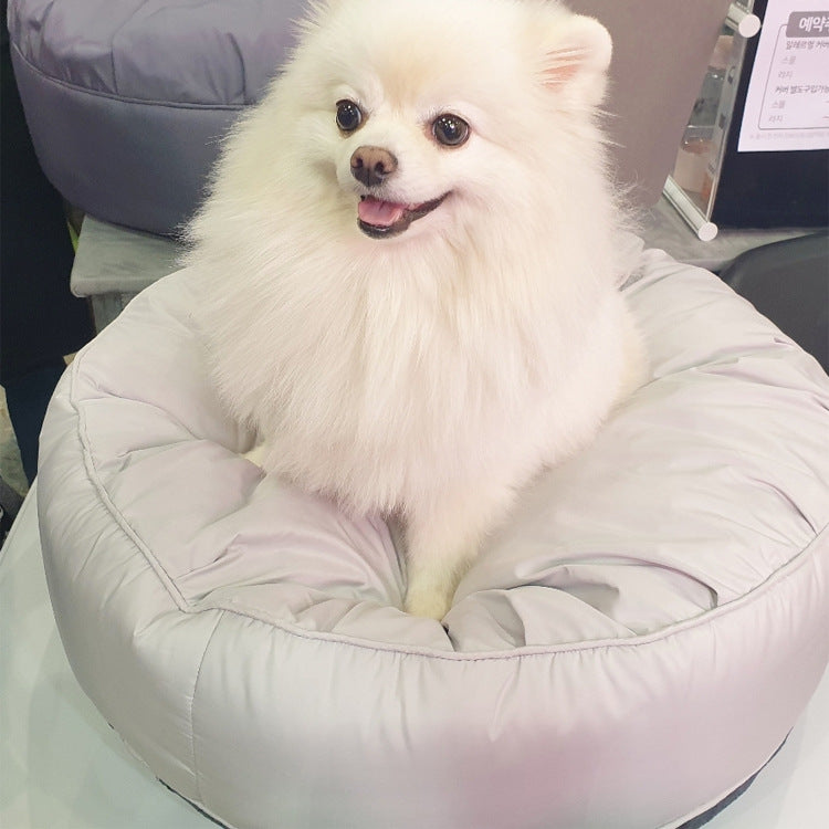 Moisture-Proof Removable Washable Large Round Bed for Pets