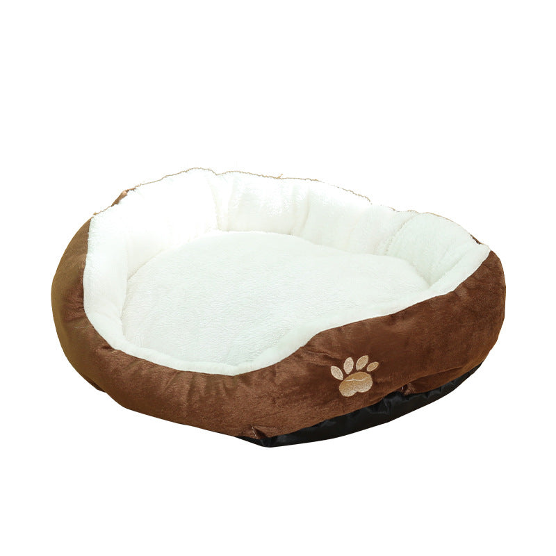 Removable Washable Round Kennel Bed for Pets