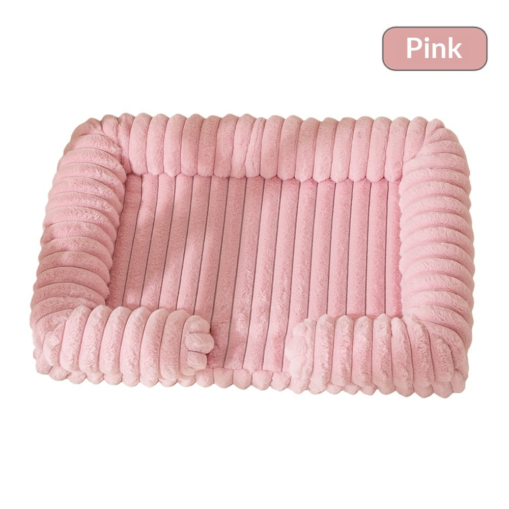 Warm Large Pet Bed Soft Sleeping Mat Indoor Outdoor