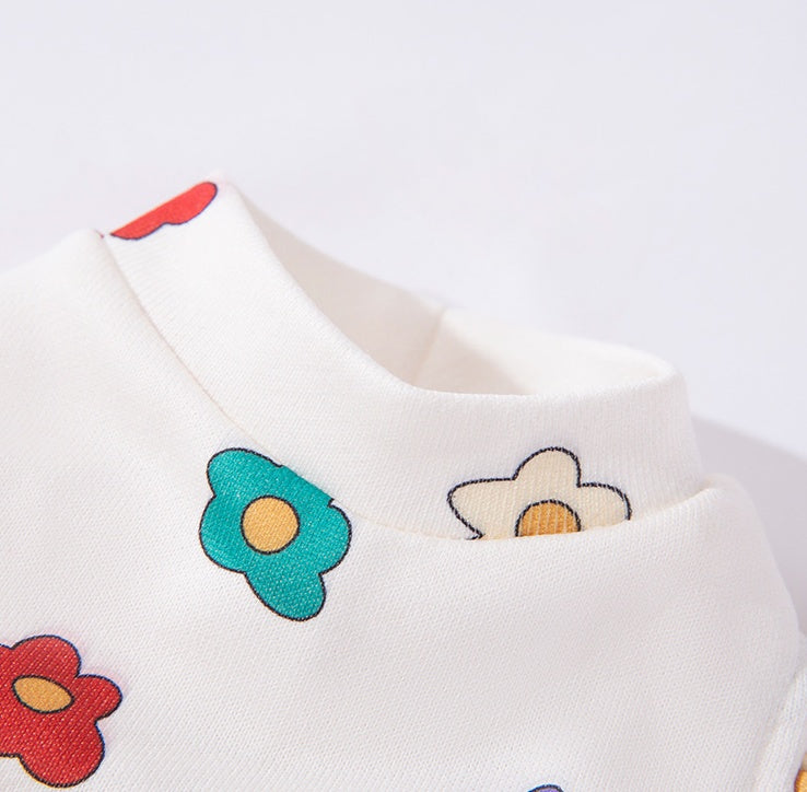 Lightweight Flower Printed Cute Pet Dress For Pet Wear