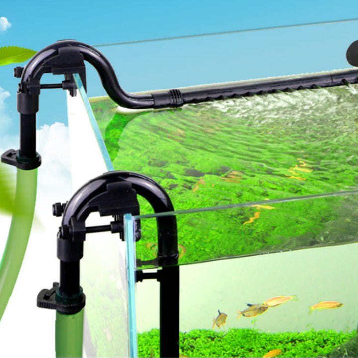 Fish Tank Filter Barrel Water Inlet Outlet Rain Shower Pipe For Pet