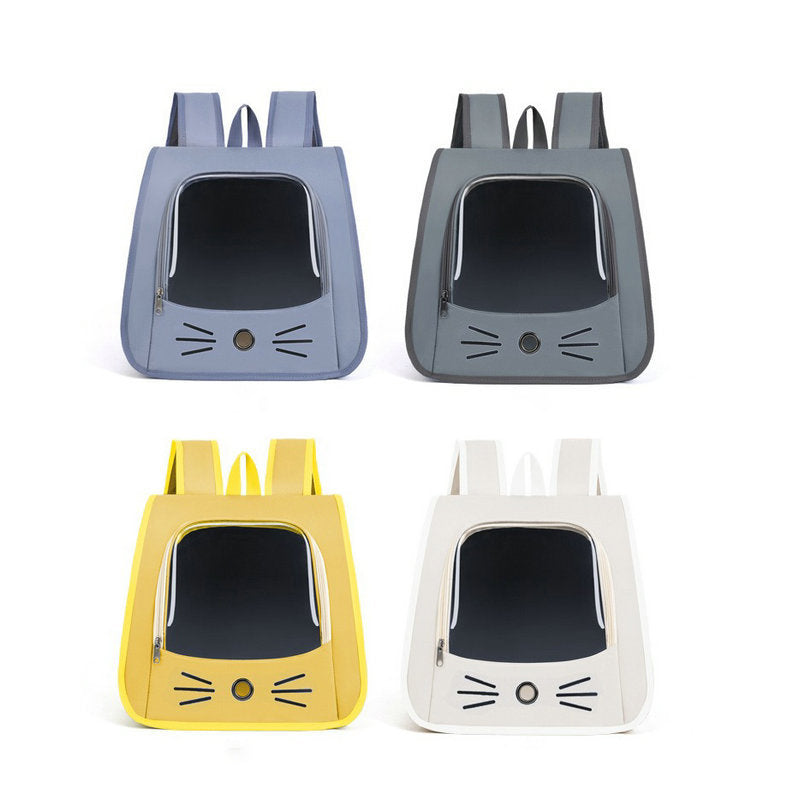 Portable Breathable Pet Carrier Backpack Comfortable Outdoor Transport Bag