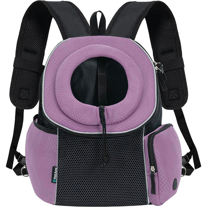 Portable Breathable Pet Carrier Backpack Comfortable Outdoor Travel Bag