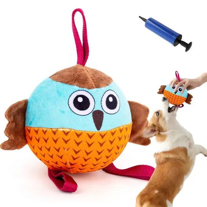 Interactive Inflatable Chew Toy Boredom Relief Durable Pet Toy