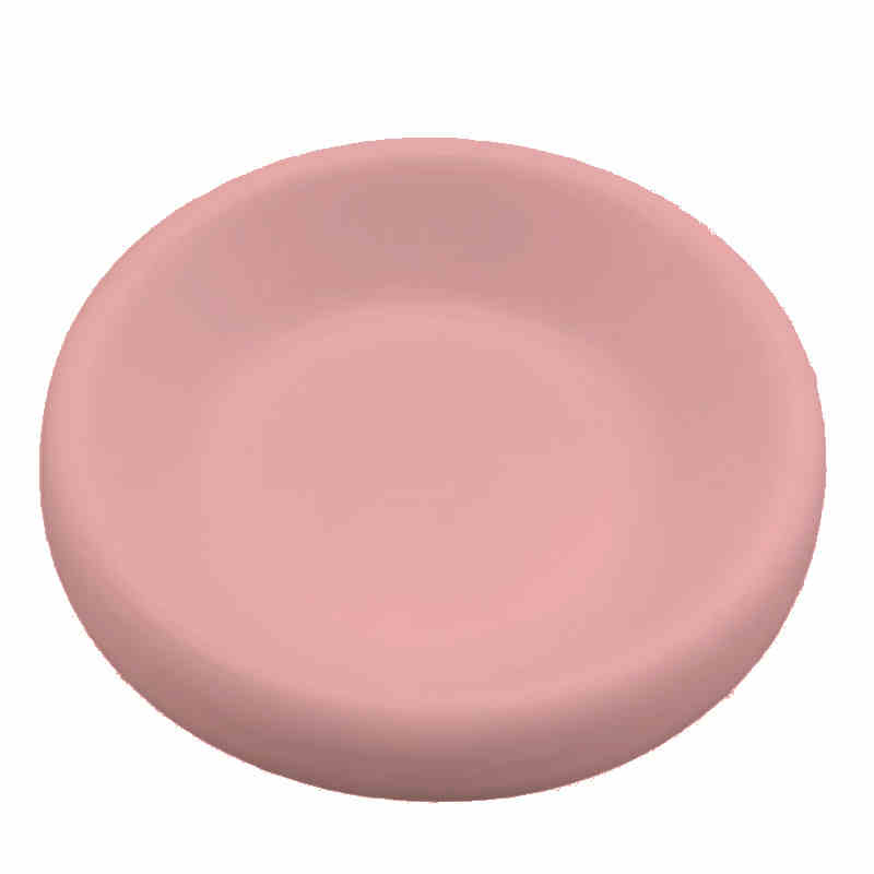 Solid Wood Base Ceramic Pet Feeding Bowl Set