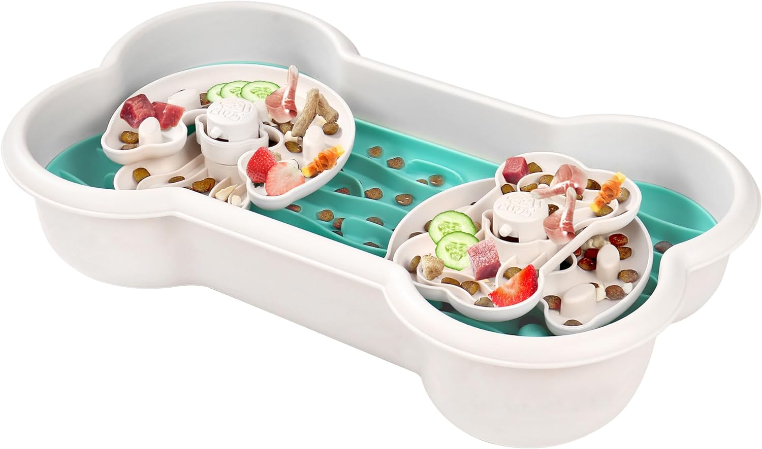Slow Feeder Pet Bowl Anti Choking Puzzle Food Dish Large Breed