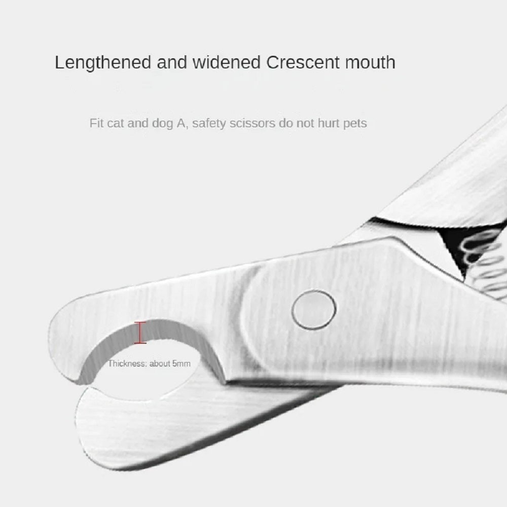 Professional Stainless Steel Nail Clipper for Pets Safe Grooming