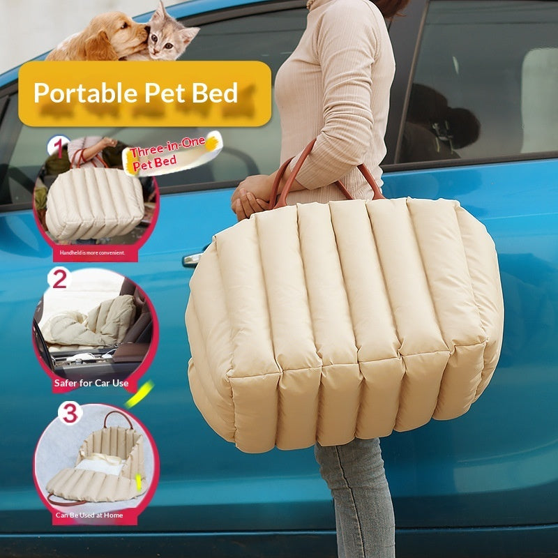 Portable Pet Carrier For Safe Comfortable Car Travel