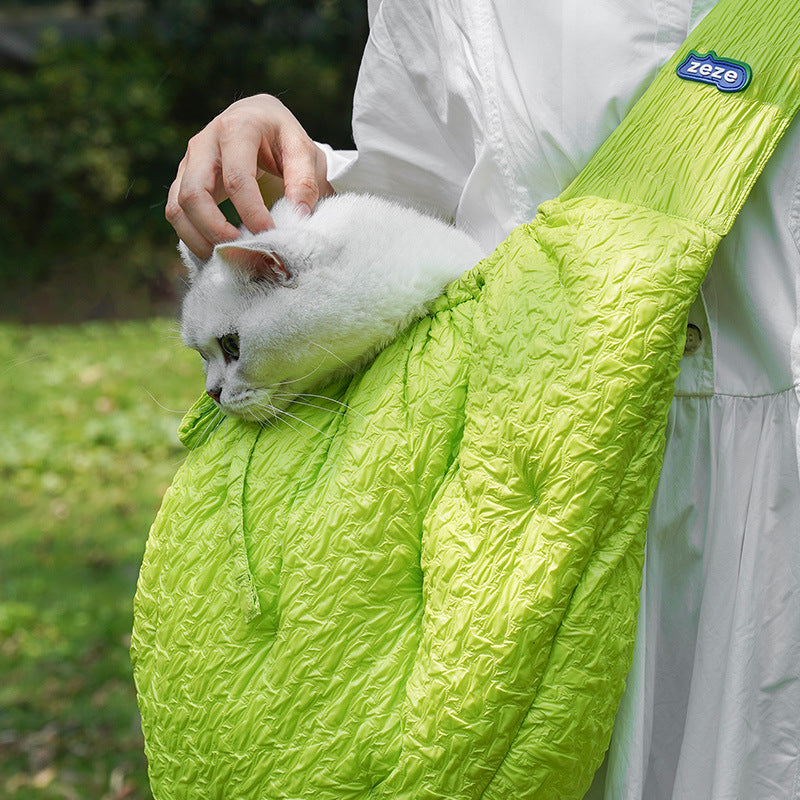 Portable Pet Carrier Shoulder Bag Secure Comfortable Warm Travel Bag