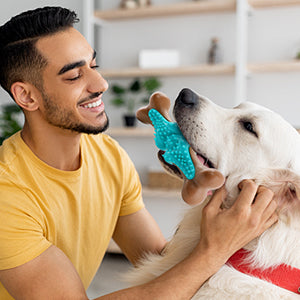 Durable Pet Chew Toy Rubber Bone For Aggressive Chewers