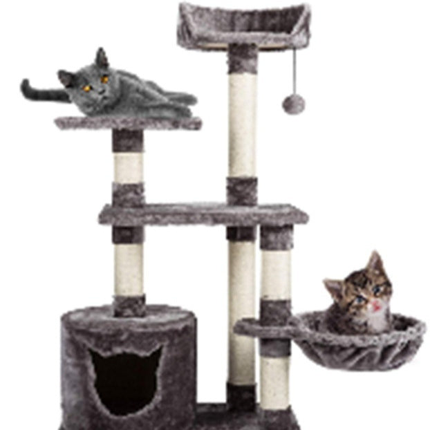 Pet Integrated Space Saving Climbing Tower Scratch Furniture