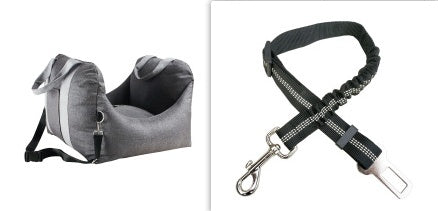 Waterproof Pet Car Seat Carrier Basket Breathable Travel Bag