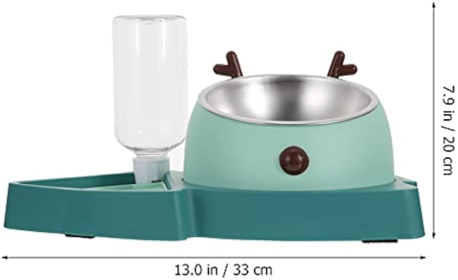 Pet Slow Feeder Bowl Detachable Water Tray For Pet Feeding