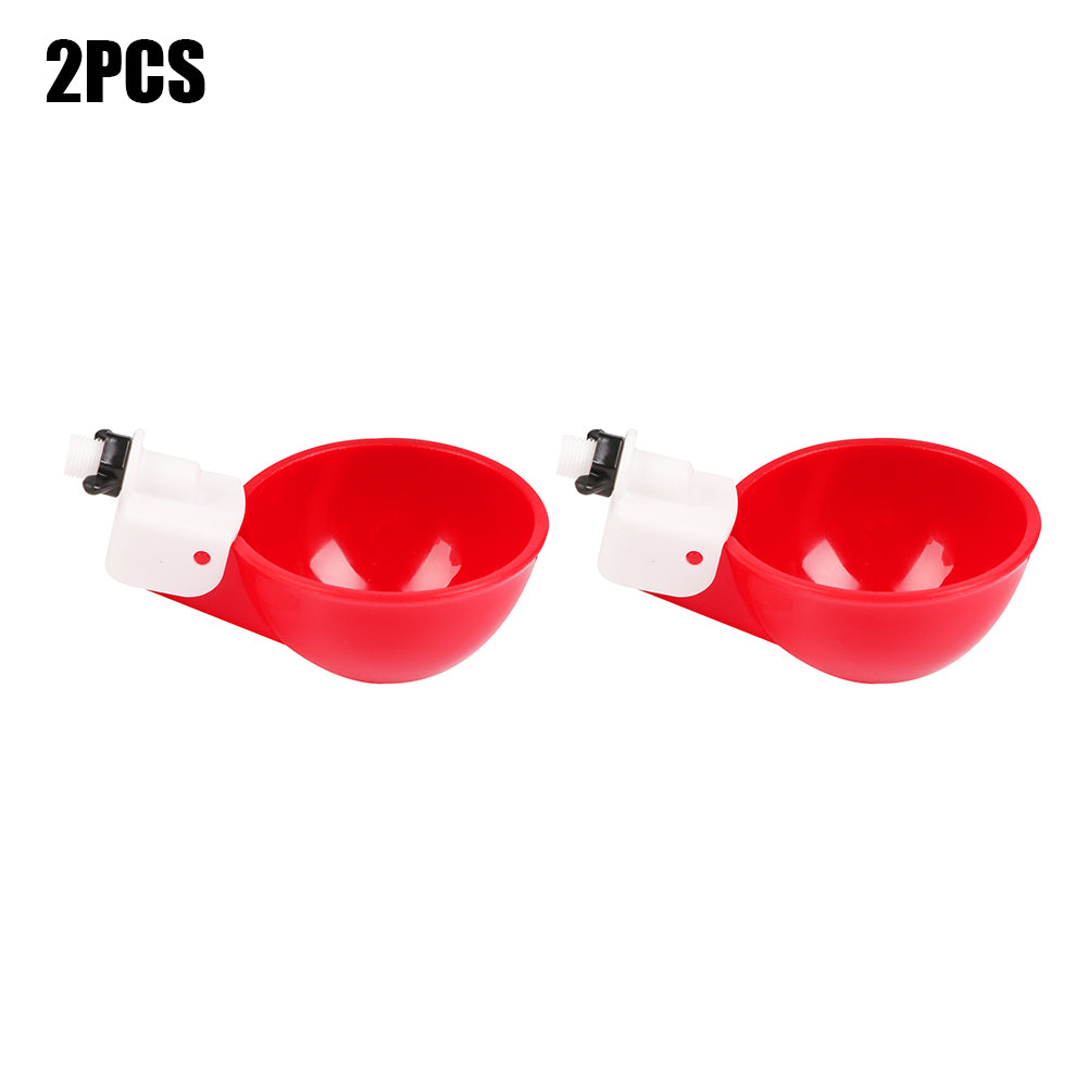 Chicken Drinker Thickened Round Tube Straight Through